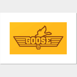 Padres Goose Topgun Brown Posters and Art